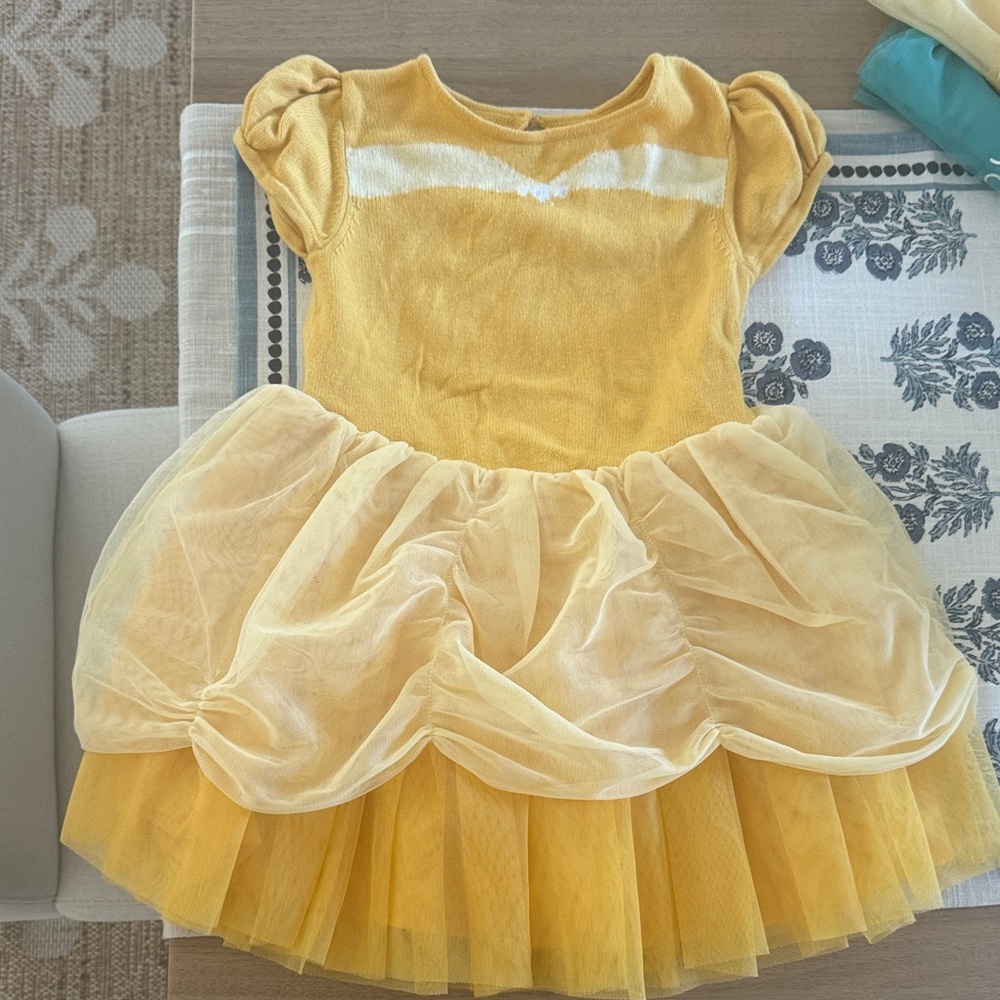 Disney Yellow Knit Baby Sweater